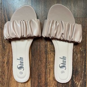 Ashy pink trendy sandals